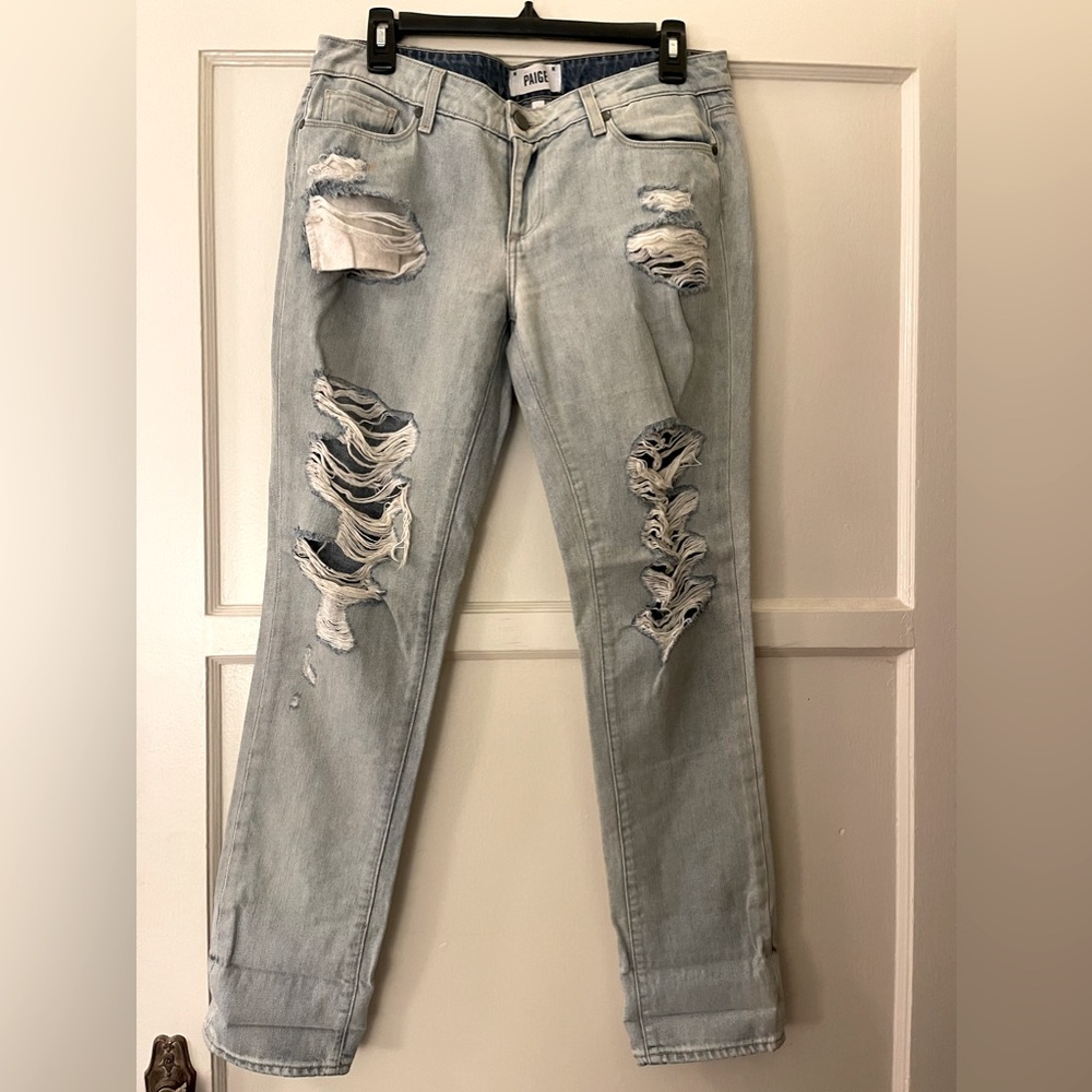 Paige Denim Ripped Jeans